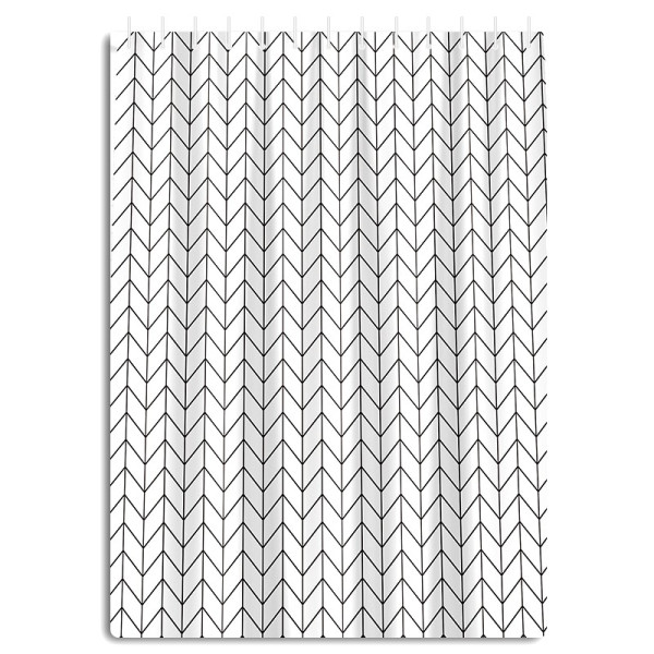 Штора для ванной Haiba HB75003, узор. Фото 1