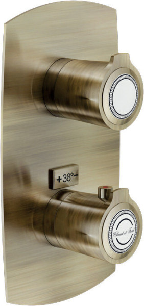 SI98102BR SOFI термостатический смеситель для душа (внешняя часть), бронза. Фото 1