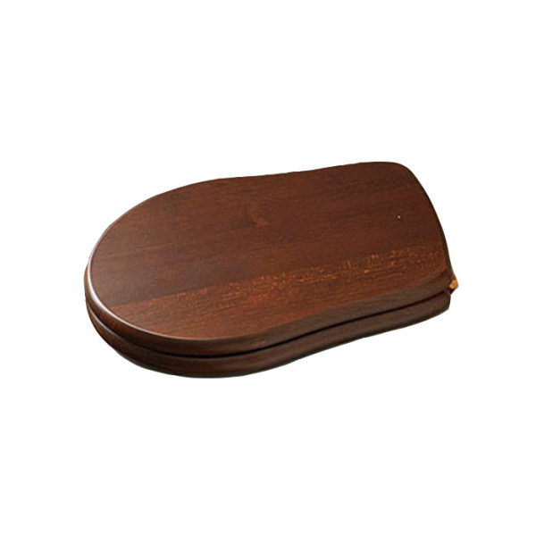 Сиденье для унитаза, микролифт, цвет: дерево/золото. Фото 1