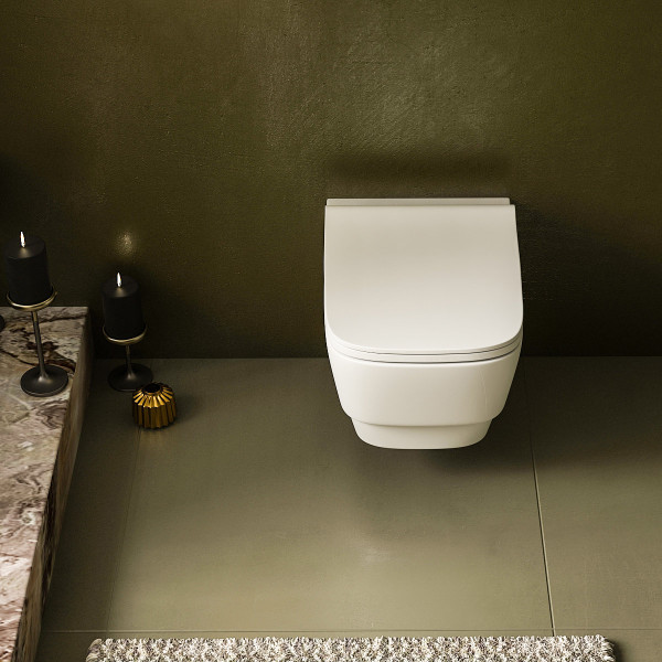 Сиденье для унитаза с микролифтом Dreja 88.0002, белый. Фото 3