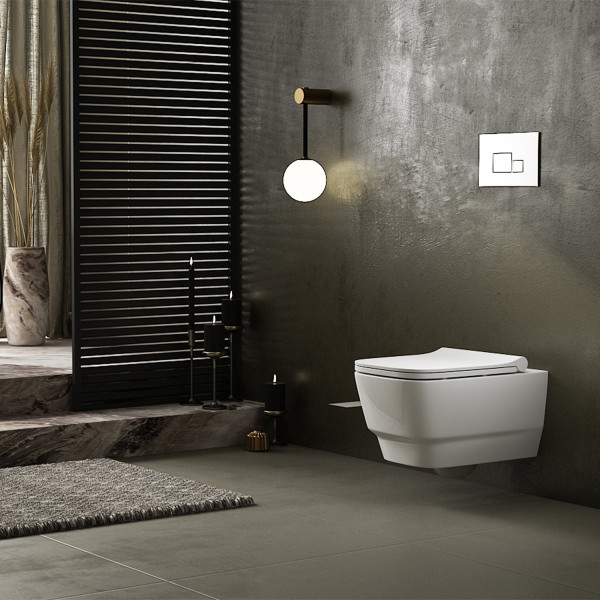 Сиденье для унитаза с микролифтом Dreja 88.0002, белый. Фото 4