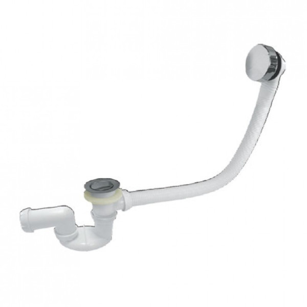 Сифон д/ванн п/авт. обвязка SP5603 хр. пласт. (30717567). Фото 1