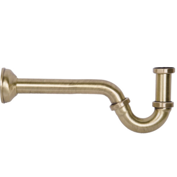 Сифон для биде 310мм, бронза. Фото 1