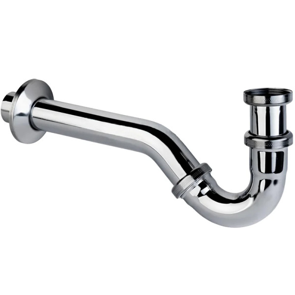 Сифон для биде Hansgrohe трубчатый, хром (55237000). Фото 1