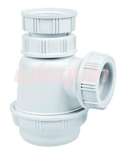 Сифон для биде или раковины Wirquin сверхкомпактный, без выпуска (SP3178). Фото 1