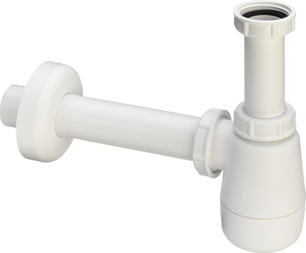 Сифон для биде Viega бутылочный, подходит для смесителя с дон.клапаном, белый (120337). Фото 1