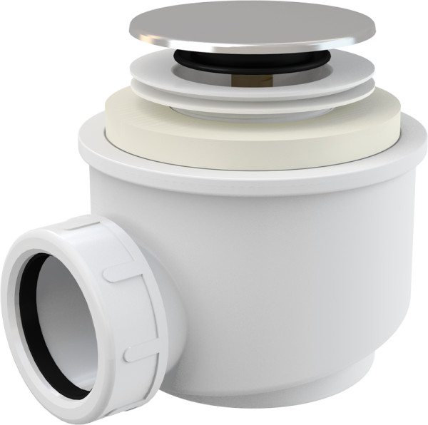 Сифон для душевого поддона Alcadrain хром (A466-50). Фото 1