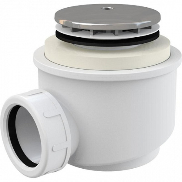 Сифон для душевого поддона хромированный, арт. A47CR-50. Фото 1