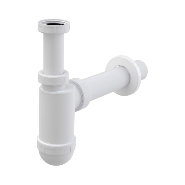 Сифон для раковины Alcadrain Ø40 с накидной гайкой 5/4" (AG210522140). Фото 1