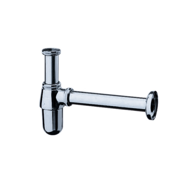 Сифон для раковины Hansgrohe бутылочный, 1¼’, хром (52053000). Фото 1