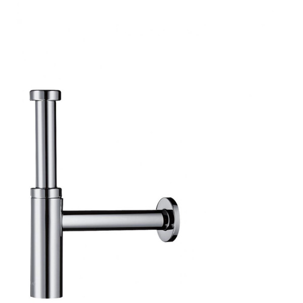 Сифон для раковины Hansgrohe Flowstar S Дизайнерский, шлиф. черный хром (52105340). Фото 1