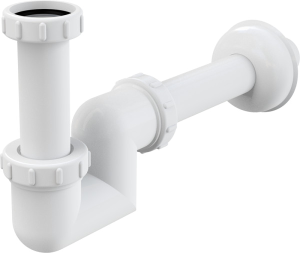 Сифон для раковины или биде Alcadrain, пластик 32 мм (A45F). Фото 1