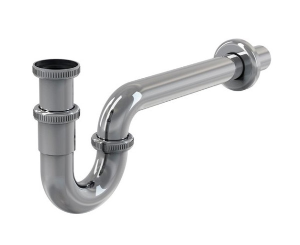 Сифон для раковины Ravak U-образный, хром (X01436). Фото 1