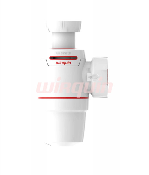 Сифон для раковины WIRQUIN NEO AIR инновационный слив 1 ¼ (30987069). Фото 1