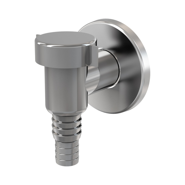 Сифон для стиральной машины Alcadrain наружный хромированный (APS1). Фото 1