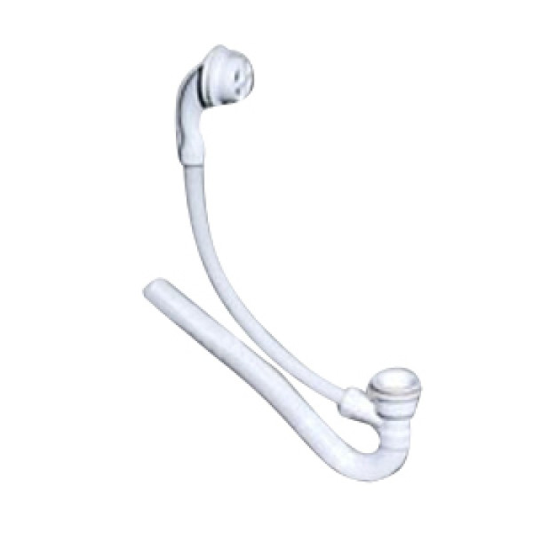 Сифон для ванн ЭКОНОМ пласт.вып. 1 1/2 - 40 поворотный (арт.143). Фото 1