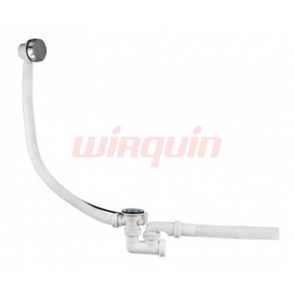 Сифон для ванн УНИВЕРСАЛ нерж.вып. 1 1/2 - 40 автомат (арт.30982476). Фото 1