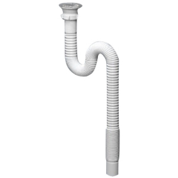 Сифон гофрир. 1 1/4"х40/50 (арт.F213) удлиненный. Фото 1