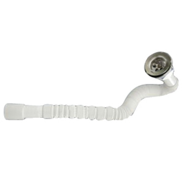 Сифон гофрир. д/умыв. нерж. вып. 1 1/4 -40/50 удлин.(1200мм.) (30717991). Фото 1