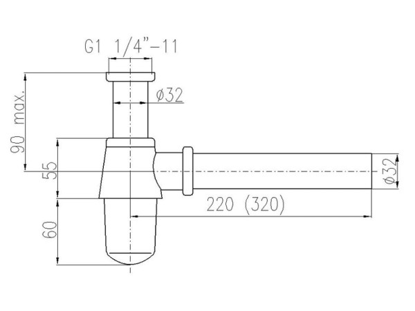 Сифон Rav Slezak MD0545SM. Фото 2