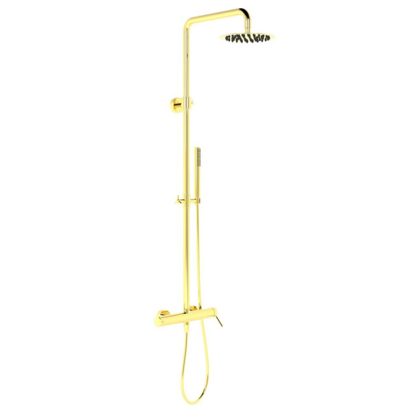 Система для душа наружного монтажа EXCELLENT Rain Pi AREX.1281GL (золото). Фото 1