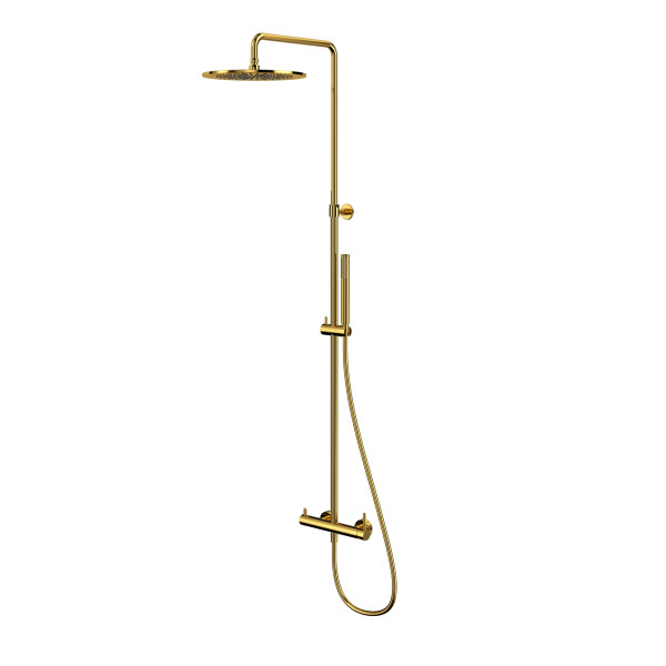 Система для душа наружного монтажа WHITECROSS Y Y1244GL (золото). Фото 1