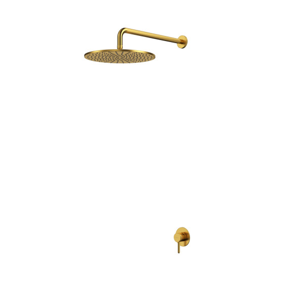 Система для душа скрытого монтажа WHITECROSS Y YSET01GLB (брашированное золото). Фото 1