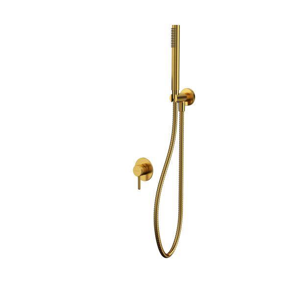 Система для душа скрытого монтажа WHITECROSS Y YSET02GLB (брашированное золото). Фото 1