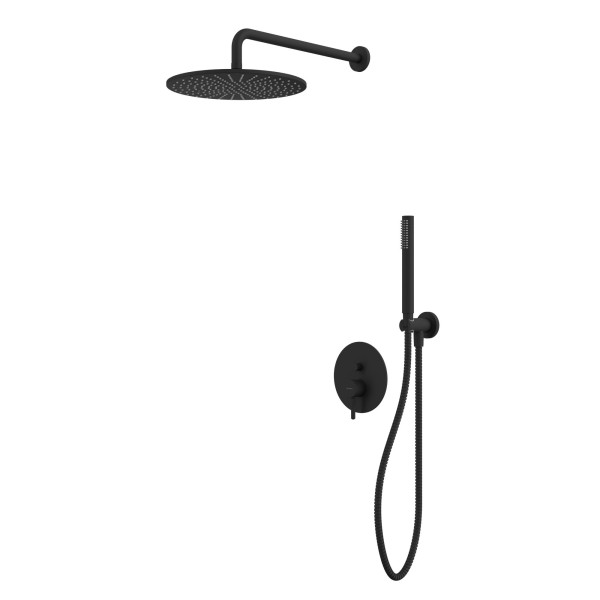 Система для душа скрытого монтажа WHITECROSS Y YSET04BL (черный мат). Фото 1