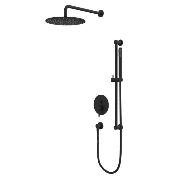 Система для душа скрытого монтажа WHITECROSS Y YSET05BL (черный мат). Фото 1