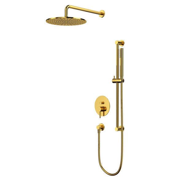 Система для душа скрытого монтажа WHITECROSS Y YSET05GL (золото). Фото 1