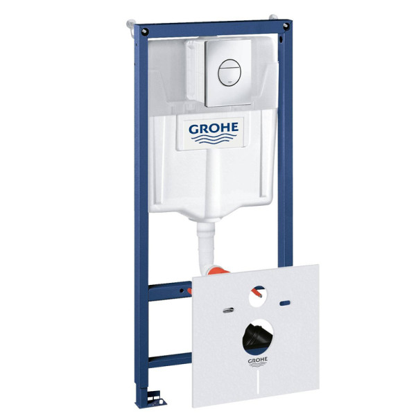 Система инсталляции для унитаза GROHE Rapid SL с панелью смыва Nova Cosmopolitan (3 режима) (1,13 м) 38813001. Фото 1