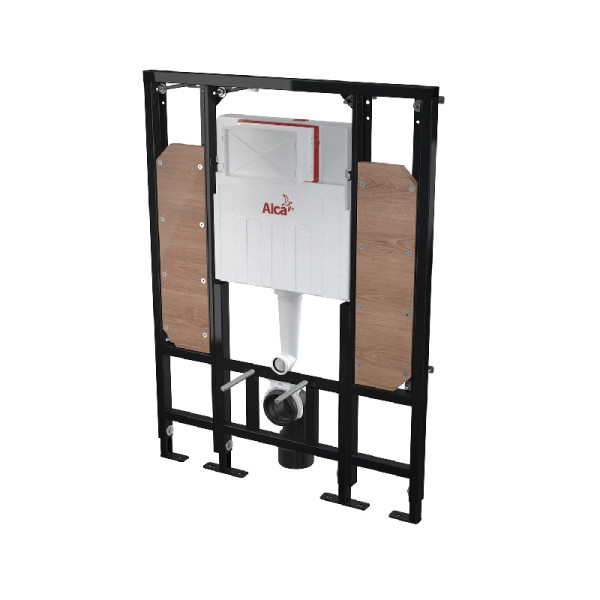 Скрытая система инсталляции Alcadrain для сухой установки (для гипсокартона), для людей с ограниченными физическими возможностями. Фото 1