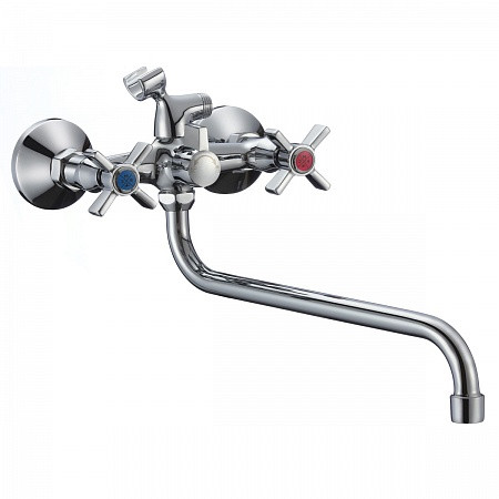 SL118-140 Смеситель РМС для ванны с длинным изливом. Фото 1