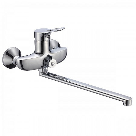 SL120-006E Смеситель РМС для ванны с длинным изливом. Фото 1