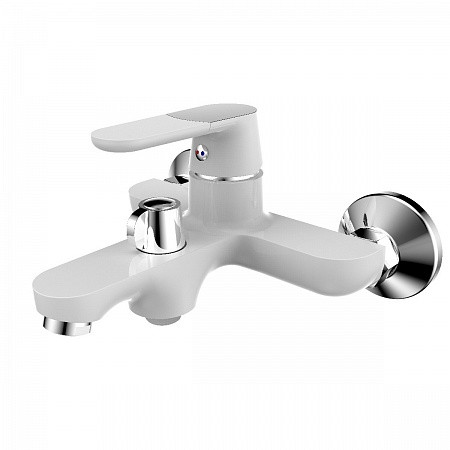 SL123W-009E Смеситель РМС для ванны с коротким литым изливом. Фото 1