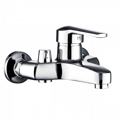 SL50-009E Смеситель РМС для ванны с коротким литым изливом. Фото 1