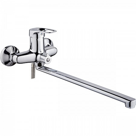 SL55-006E Смеситель РМС для ванны с длинным изливом. Фото 1