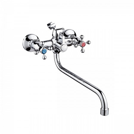 SL71-140 Смеситель РМС для ванны с длинным изливом. Фото 1