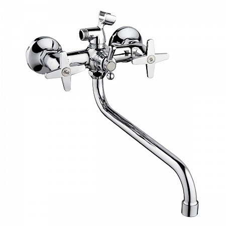 SL72-143 Смеситель РМС для ванны с длинным изливом. Фото 1