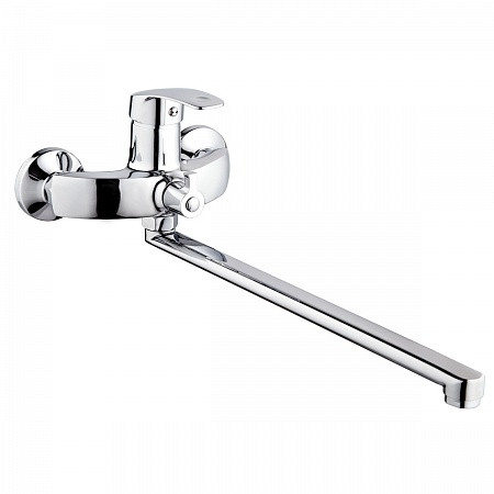 SL85-006E Смеситель РМС для ванны с длинным изливом. Фото 1