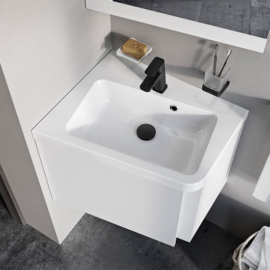 Слив для умывальника CLICK-CLACK черный. Фото 5