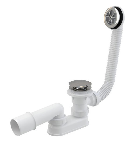 Слив-перелив для душевого поддона Ravak Sabina click-clack, хром (X01315). Фото 1