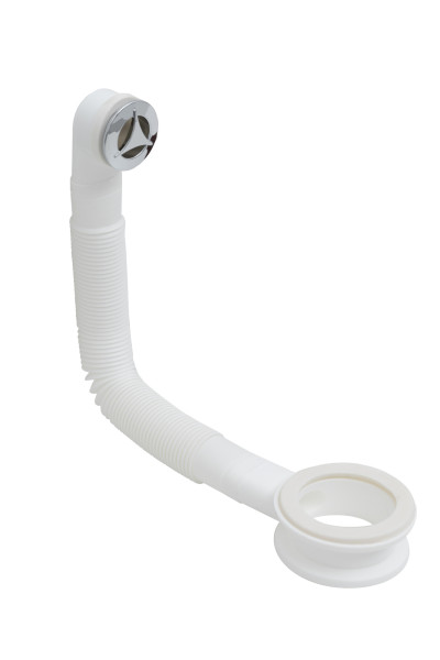 Слив-перелив для литьевых раковин Aquanet хром. Фото 1