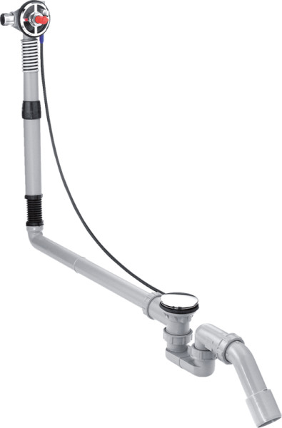 Слив-перелив для нестандартных ванн Hansgrohe Exafill скрытая часть излива на ванну, хром (58116180). Фото 1