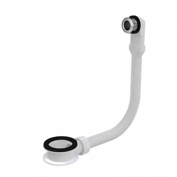 Слив-перелив для умывальника хромированный, арт. A328CR. Фото 1