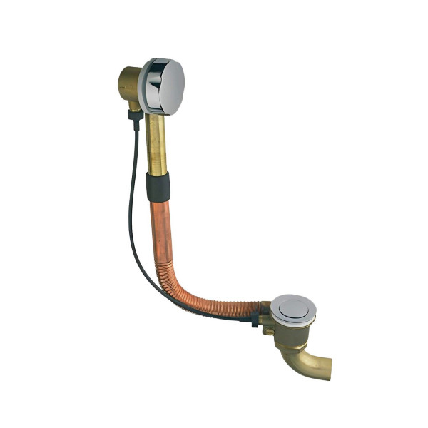 Слив-перелив для ванны полуавтомат Webert AC0033015, хром. Фото 1