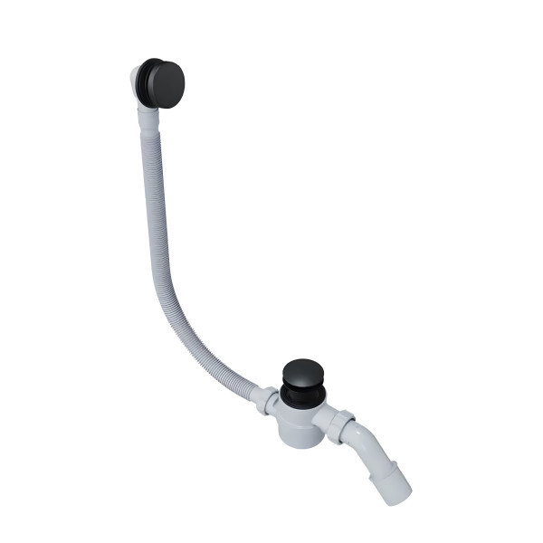 Слив-перелив EXCELLENT Moli 60/80/100 см (чёрный мат). Фото 1