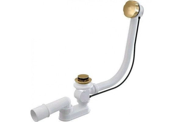 Слив-перелив (полуавтомат, 100 см.) Vega V55К Гл000025727, бронза. Фото 1