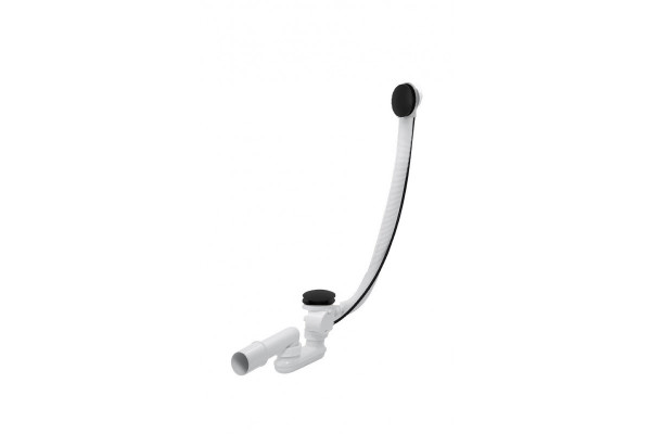 Слив-перелив (полуавтомат, 120 см.) Vega V55К Гл000026266, черный. Фото 1